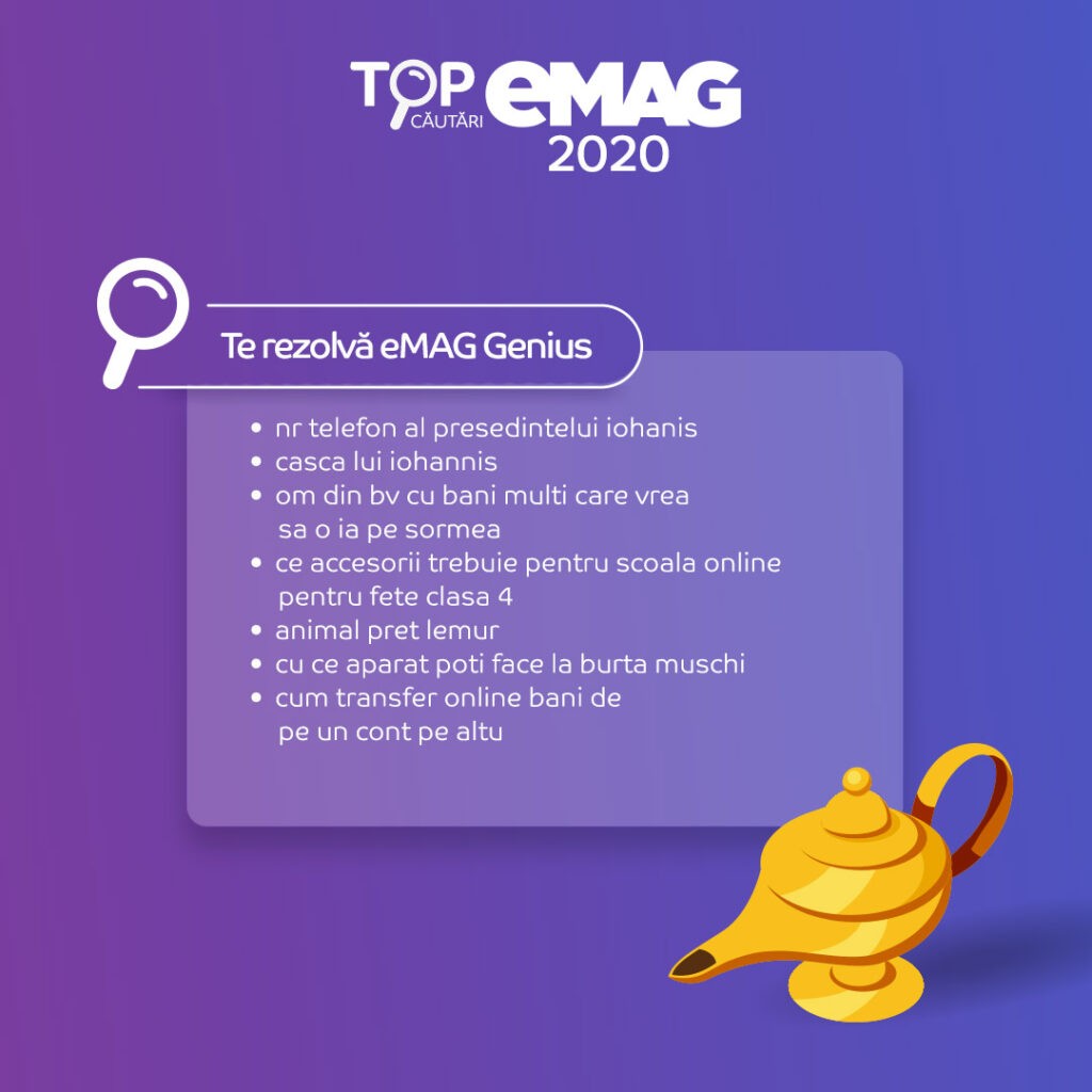 Cautari pe eMAG in 2020
